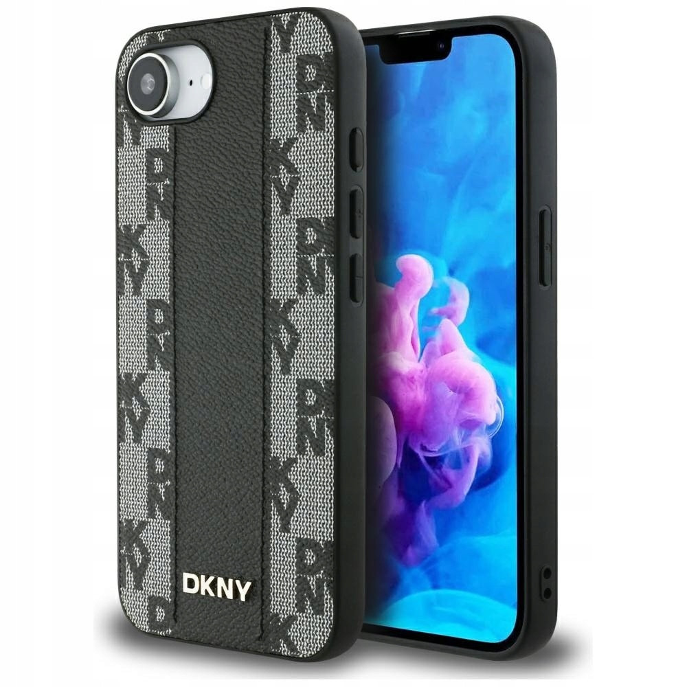 Dkny Leather MagSafe pouzdro Kožené kryt obal pro iPhone 16e