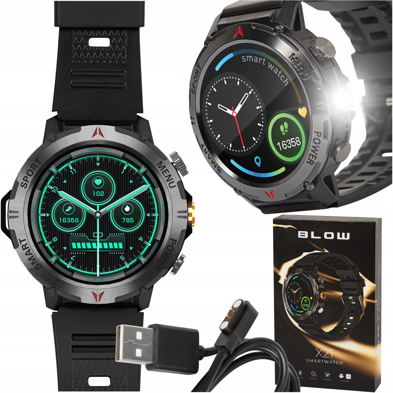 Chytré Hodinky Pánské Polské Menu Voděodolné Sportovní Měření Hovorů Chytré Hodinky