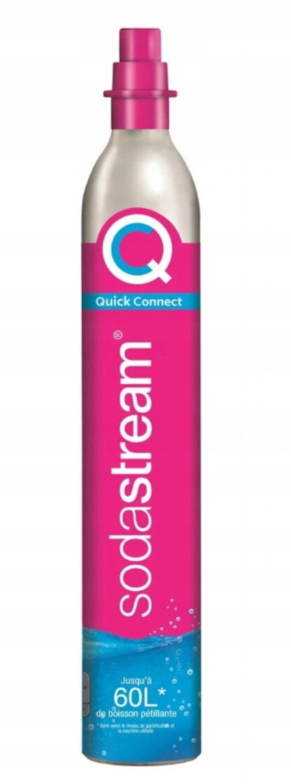 Sodastream Originální bombička s CO2 plynem do saturátoru růžová Quick Connect