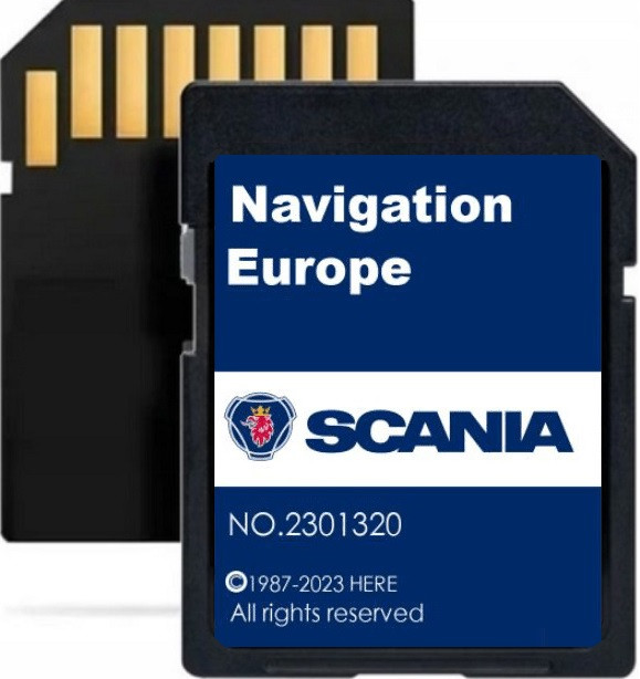 Mapa Navigační Karta Scania Premium 7 AUS4 2024/2025