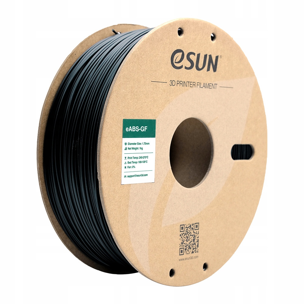 eSUN Abs-gf Filament černý 1.75 mm 1000 g