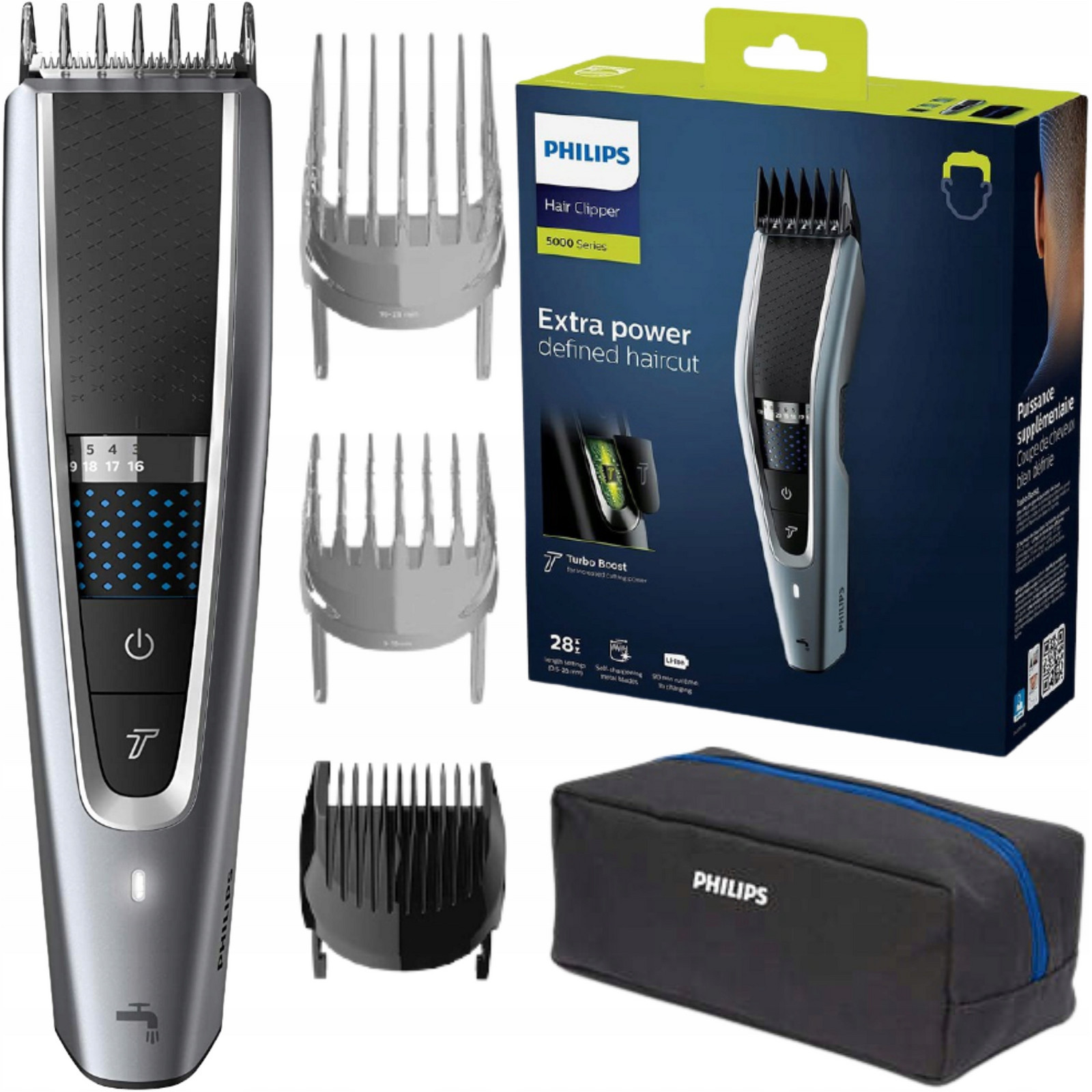 Voděodolný Zastřihovač Philips HC5630/15 Turbo Li-ion