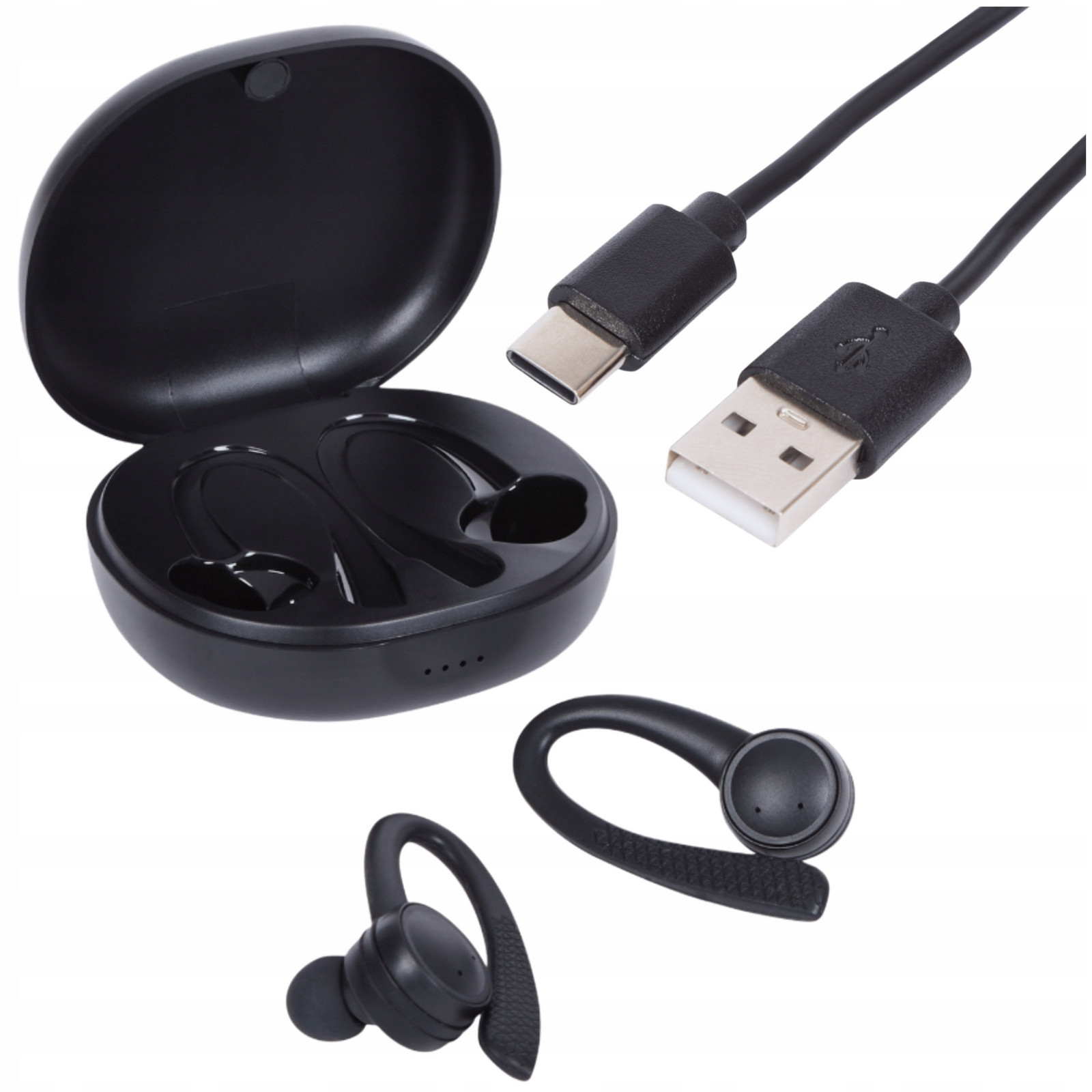 Vodotěsné In-ear Sluchátka S Bezdrátovým Provozem 7 Hodin S Mikrofonem Sport