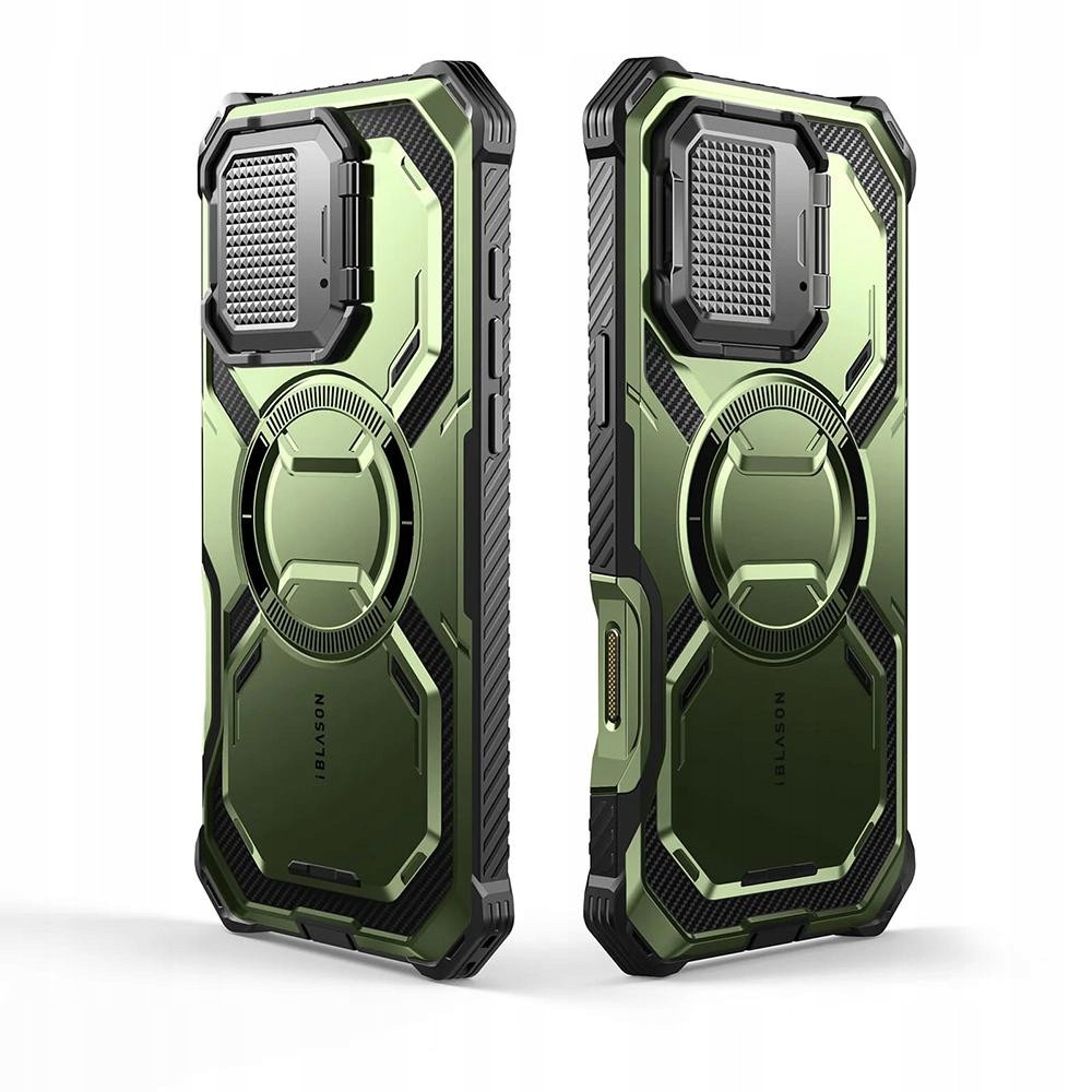 Pouzdro pro iPhone 16 i-Blason ArmorBox Magsafe kryt se sklem, kickstand