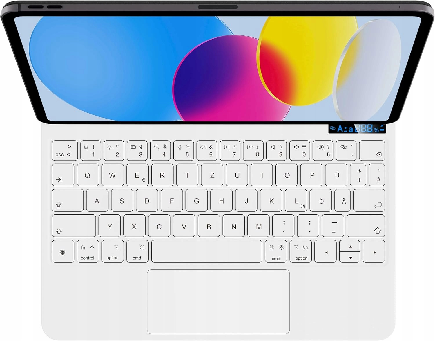 Pouzdro s klávesnicí pro iPad Pro 11 (1,2,3,4) , IPad Air (4,5) kožené Abs