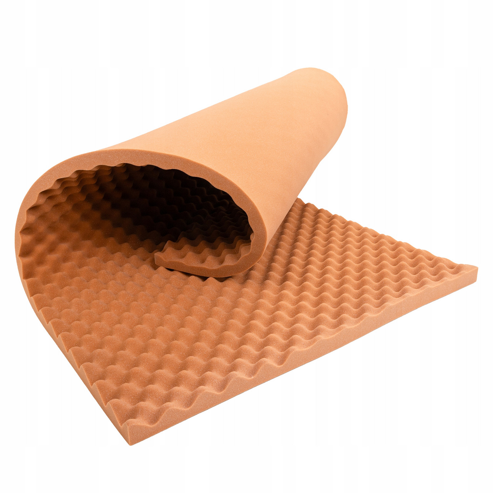 Houbička pro odstranění ozvěny dozvuku v kancelářském pokoji, hnědá, akustická, 2 m x 1 m