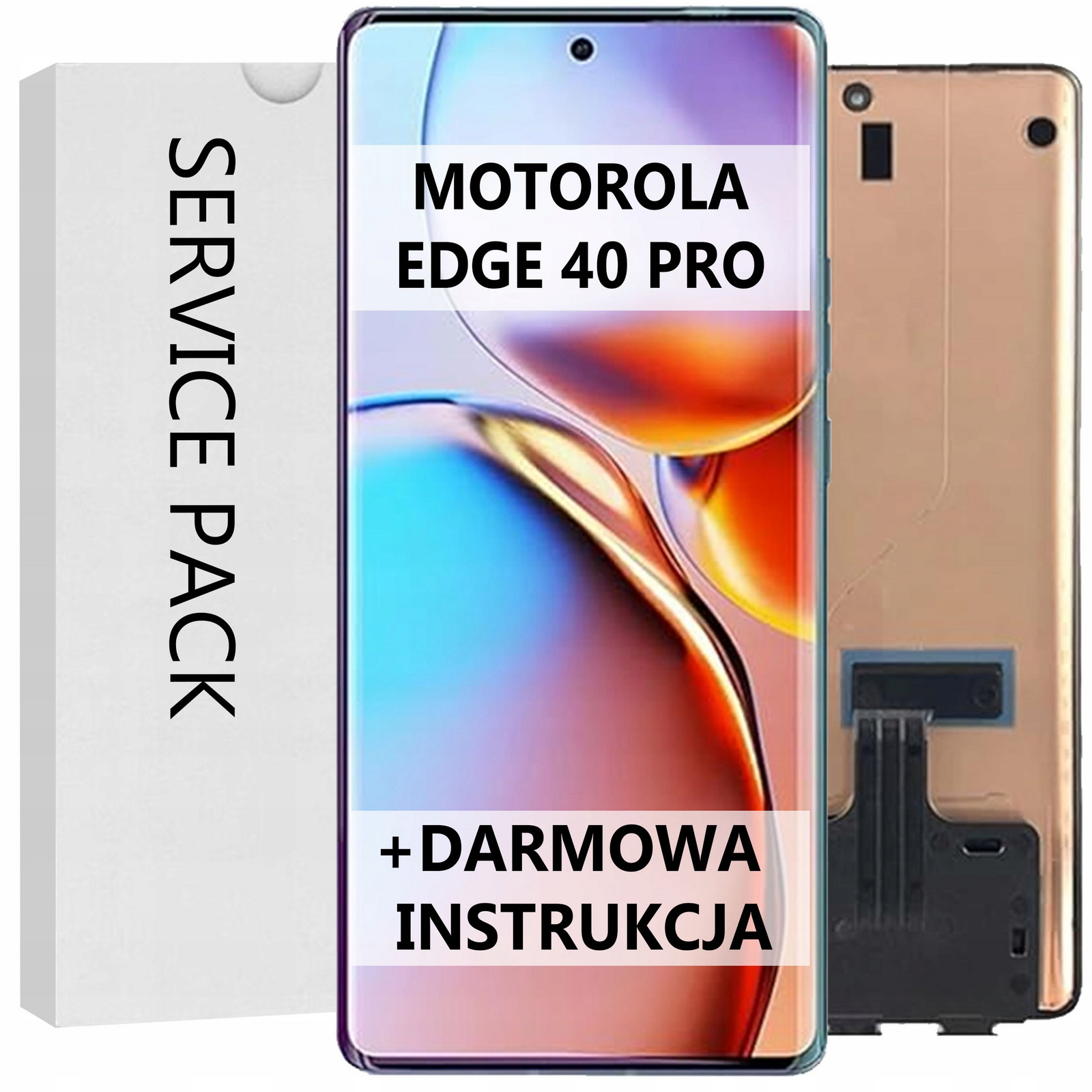 Servisní Balíček Displej Pro Motorola Edge 40 Pro Bezplatný Návod