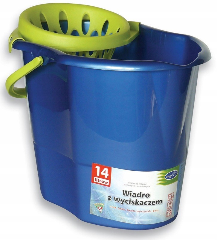 Kbelík s odšťavňovačem pro mopovací kbelík na mytí podlah 14 l Anna Zaradna