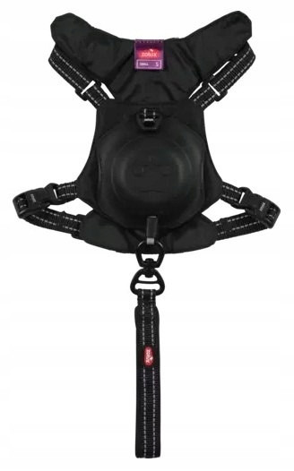 Zolux Postroj s automatickým vodítkem Easyride S černý