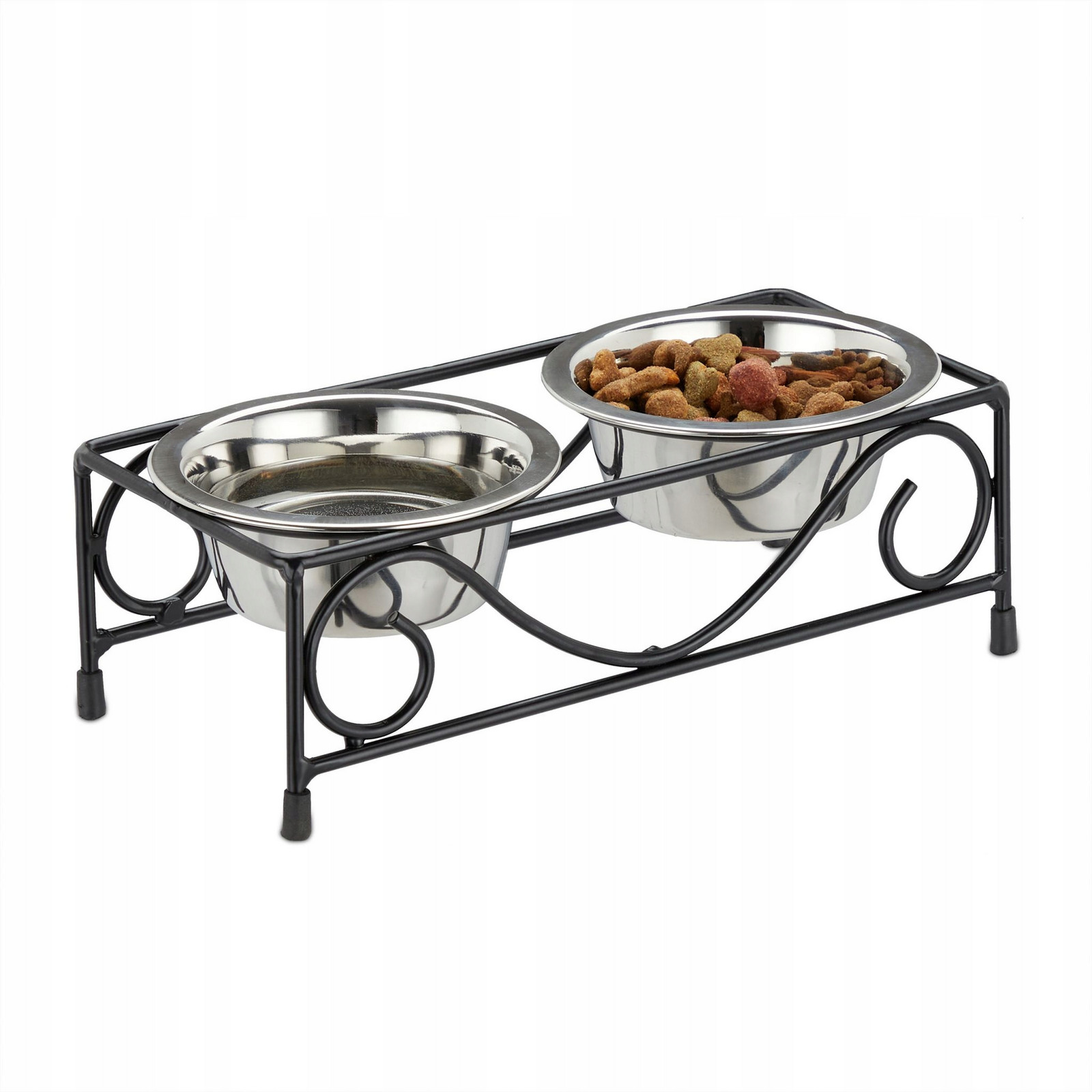 Sada 2 misek pro psa kočku na stojanu 300 ml RelaxDays