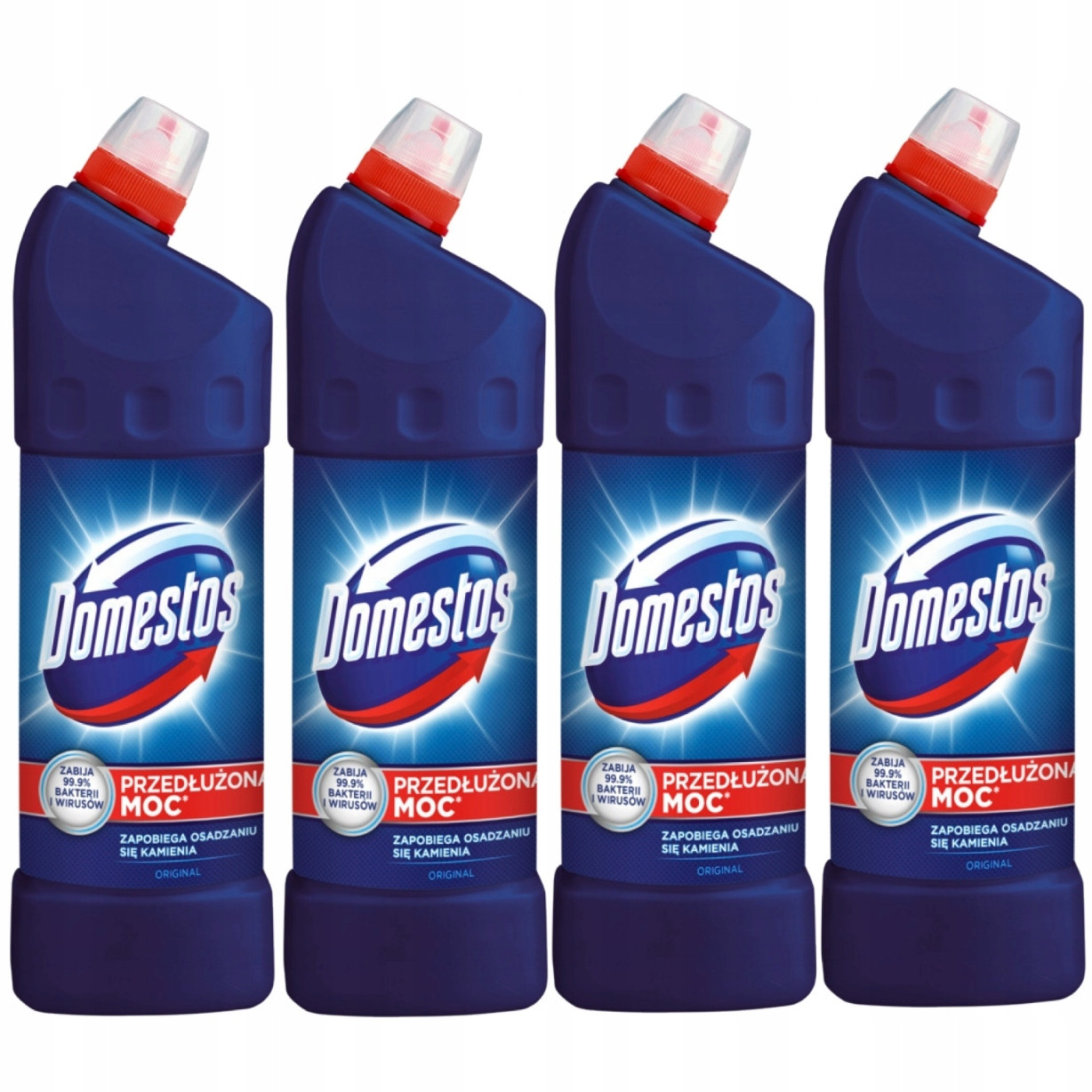 Domestos Original Gel Bělidlo Čištění Wc 1L x 4