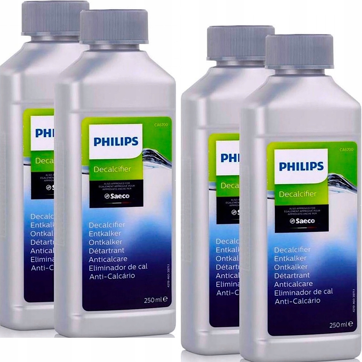 4x Originál Odvápňovač Pro Kávovar Philips Saeco CA6700 250 ml