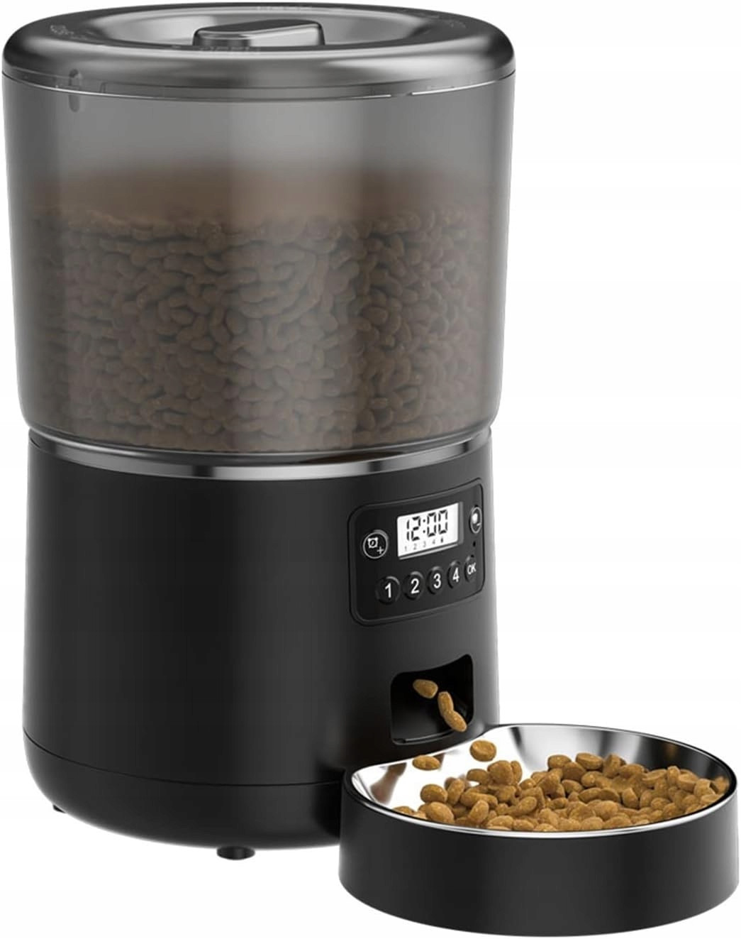 Inteligentní krmítko pro zvířata 4L, automatický podavač krmiva pro psy