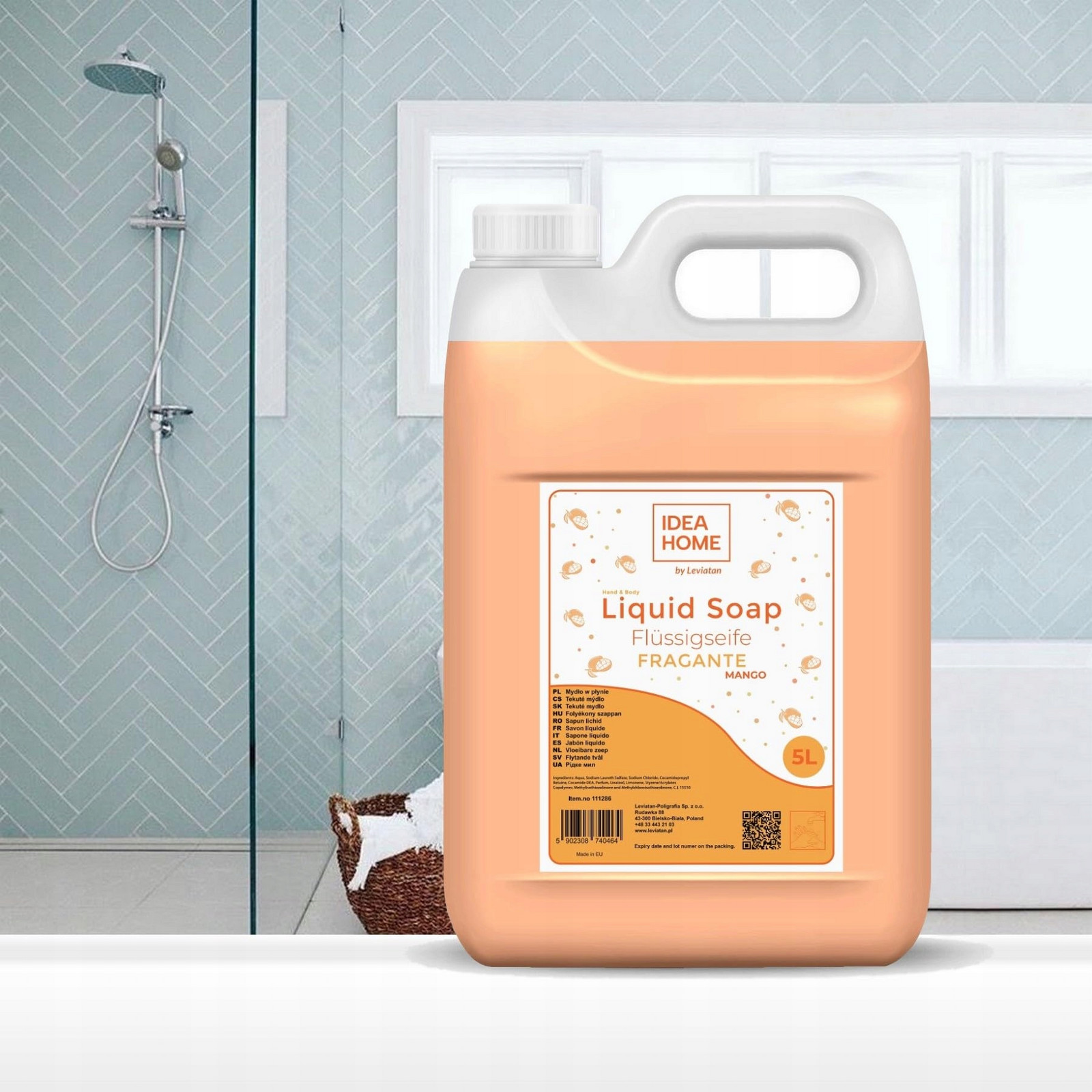 Idea Home Fragante Tekuté mýdlo 5 l Kanystr pro všechny typy pokožky Mango