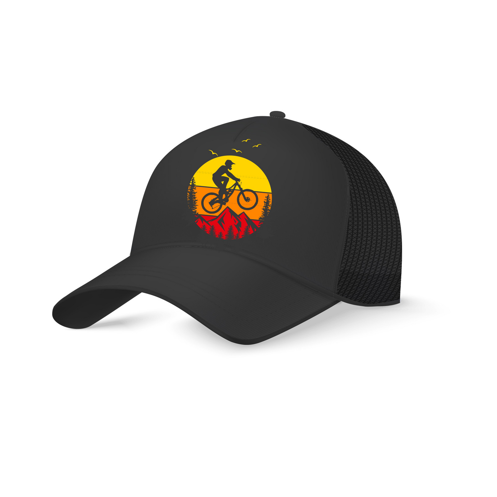 Kšiltovka Biker černá