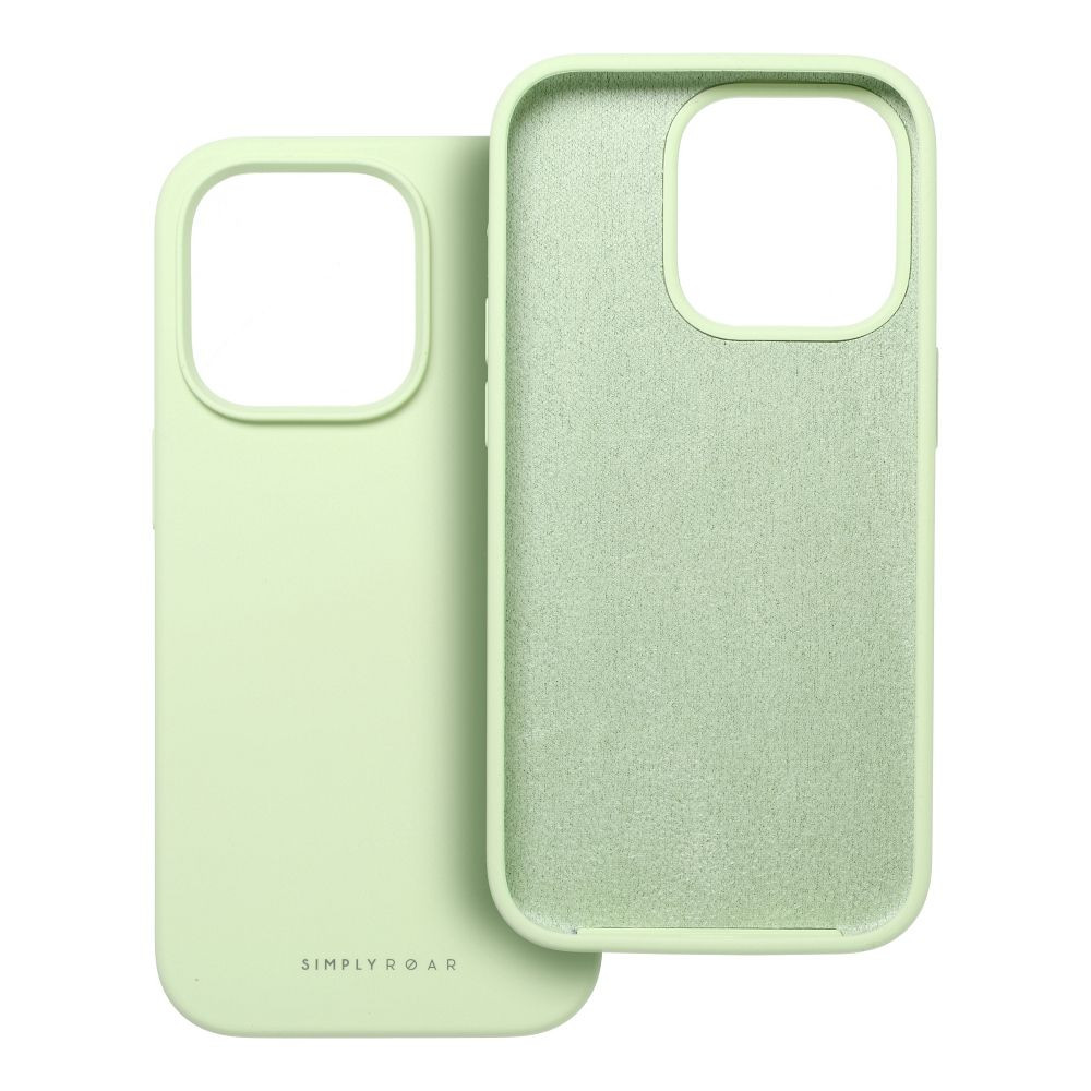 Zadní silikonový kryt ROAR CLOUD SKIN pro IPHONE 16 Plus Light green