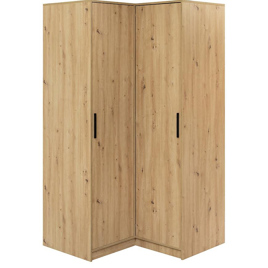 Rohová skříň Kos dub artisan