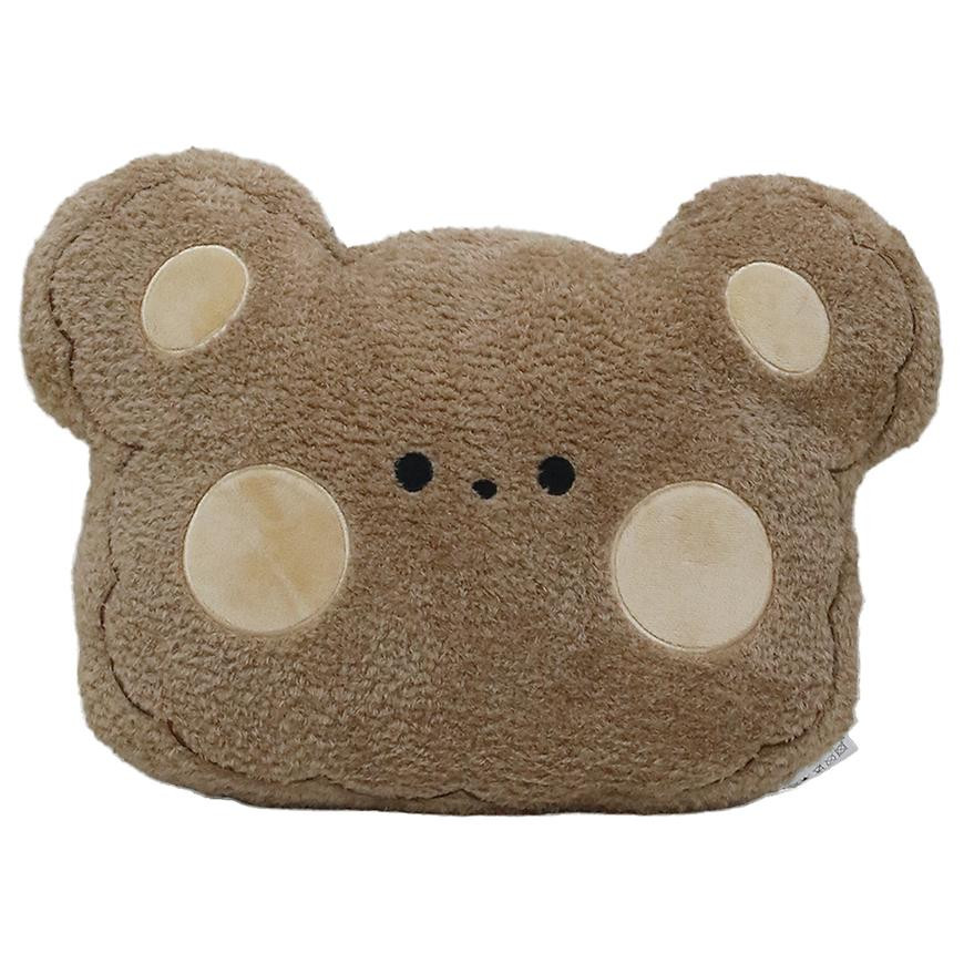 Polštářek Medvídek 29x43 cm hnědý