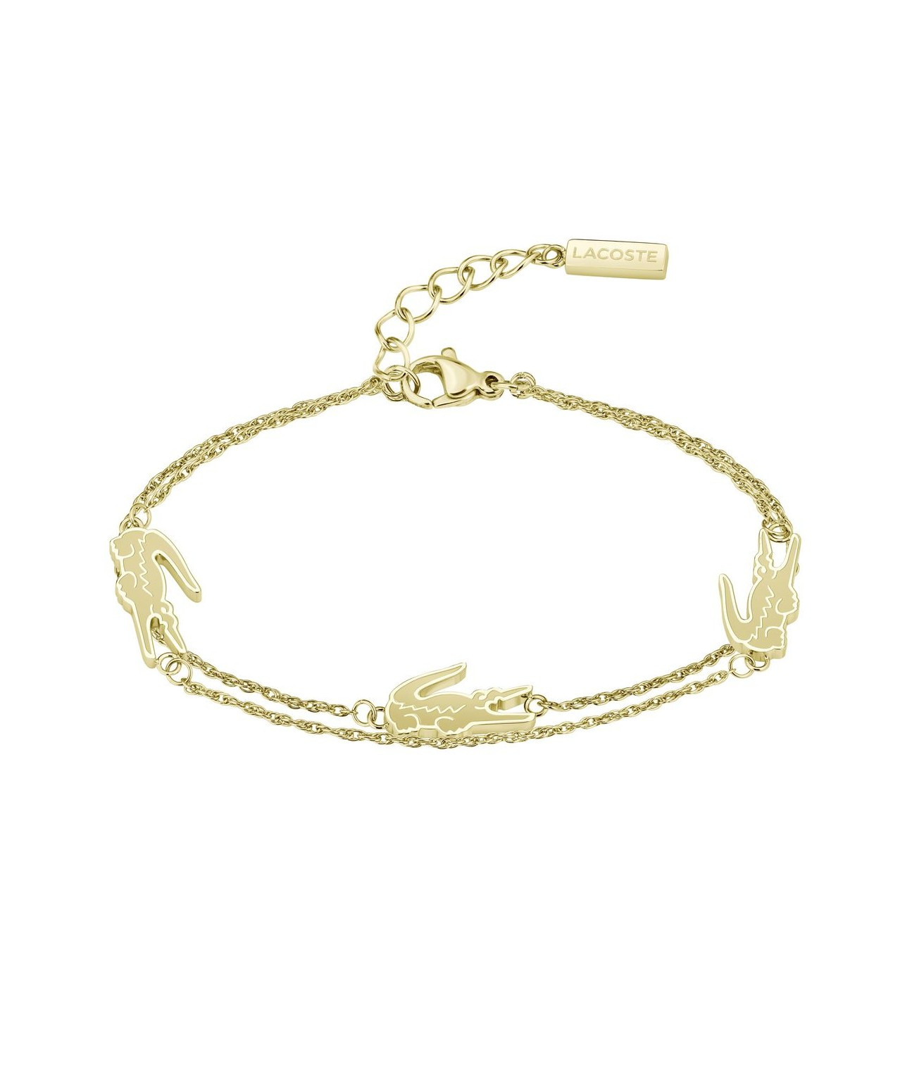 Lacoste Dvojitý pozlacený náramek pro ženy 2040470