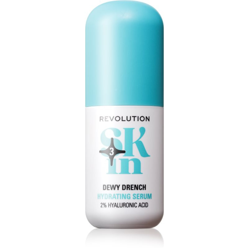 Revolution Skincare Happy Hydrate Dewy Drench hydratační sérum s kyselinou hyaluronovou 30 ml