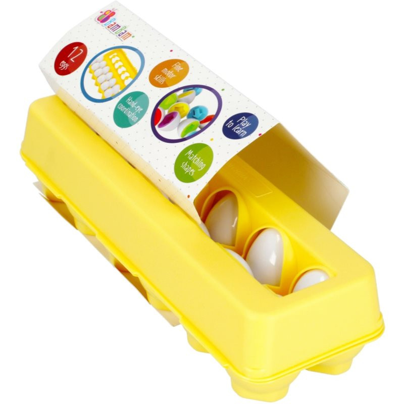 Bam-Bam Egg Shape Sorter Set aktivity vkládačka 18m+ 10 ks