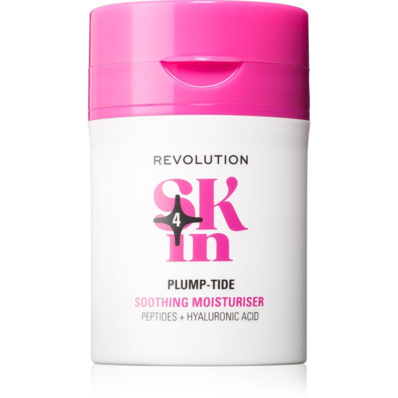 Revolution Skincare Go Gentle Plump-Tide krém na obličej se zklidňujícím účinkem 50 ml