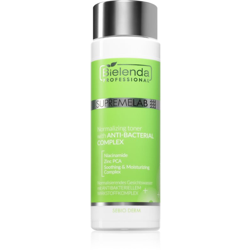 Bielenda Professional Supremelab Sebio Derm zklidňující tonikum pro mastnou a problematickou pleť 200 ml