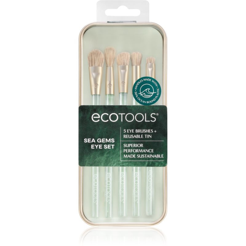 EcoTools Sea Gems Eye Set sada štětců na líčení očí