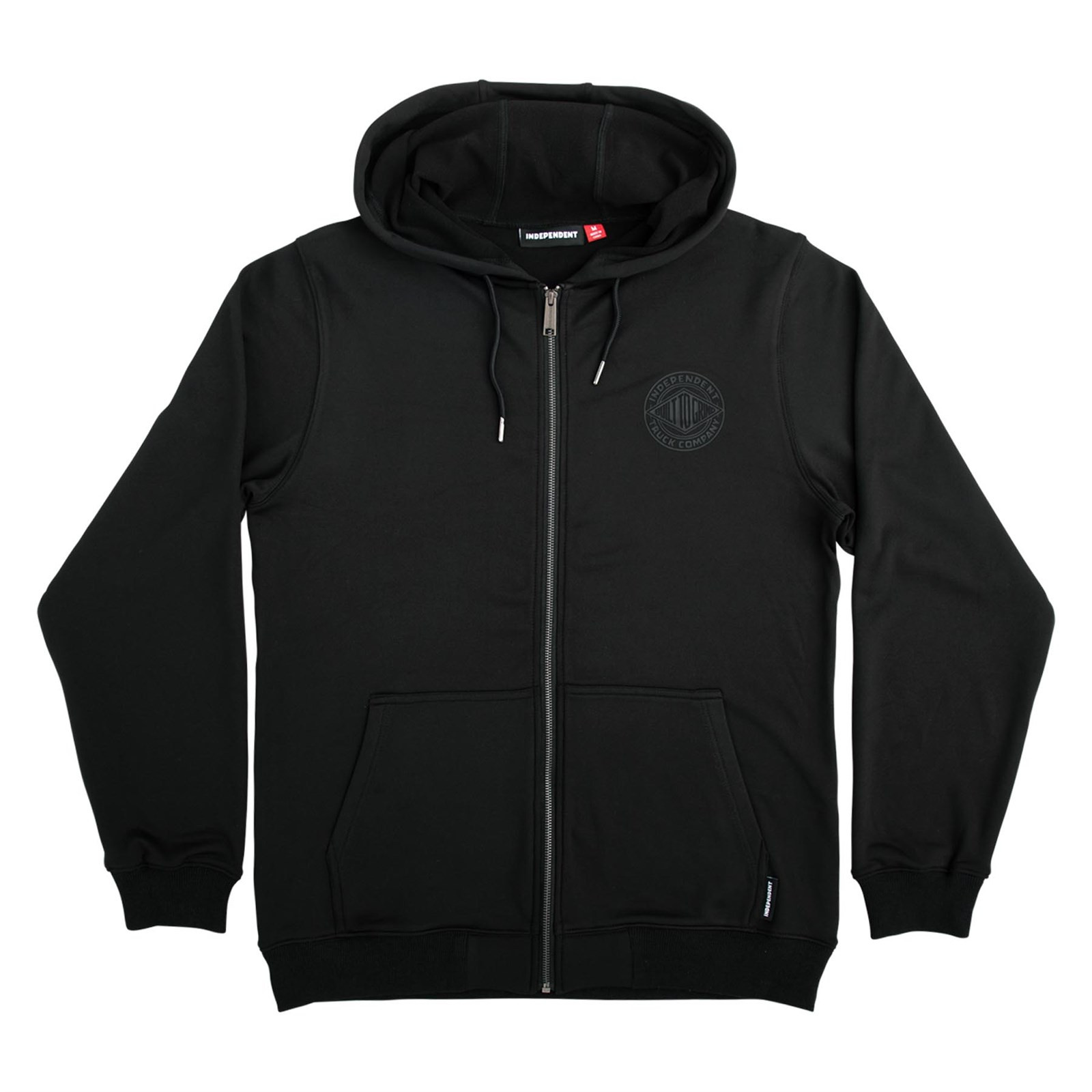 mikina INDEPENDENT - Clipper Zip Hooded Midweight Black (151532) velikost: L