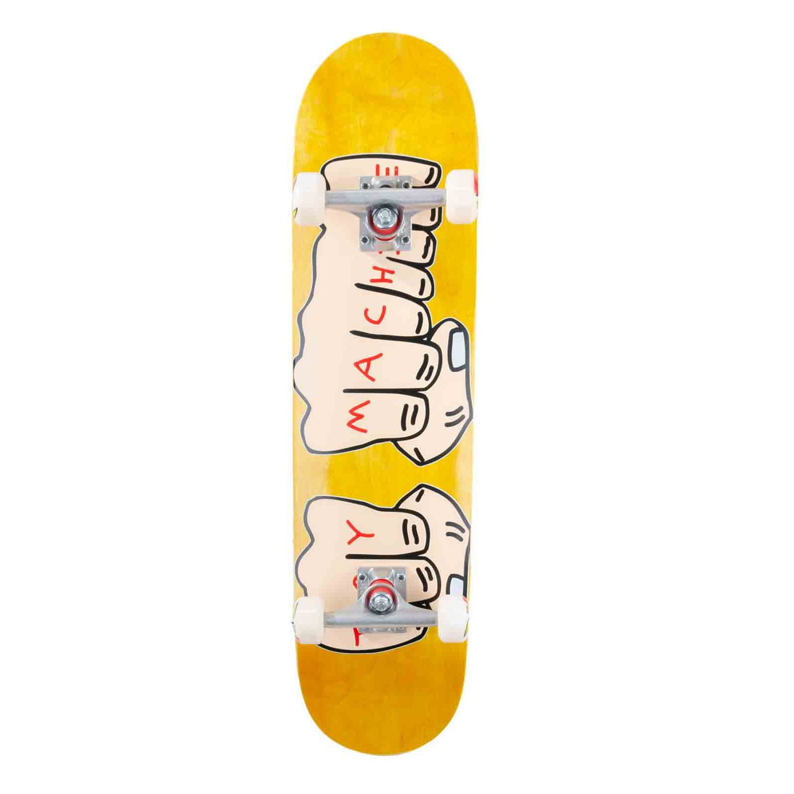 komplet TOY MACHINE - Fists Woodgrain Co Yellow (YELLOW)