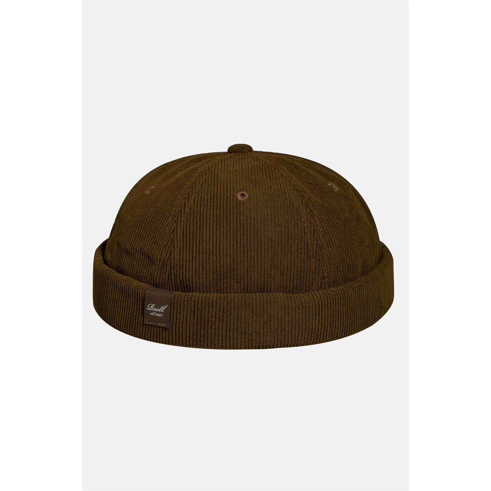 kšiltovka REELL - Docker Cap Brown Cord (151)