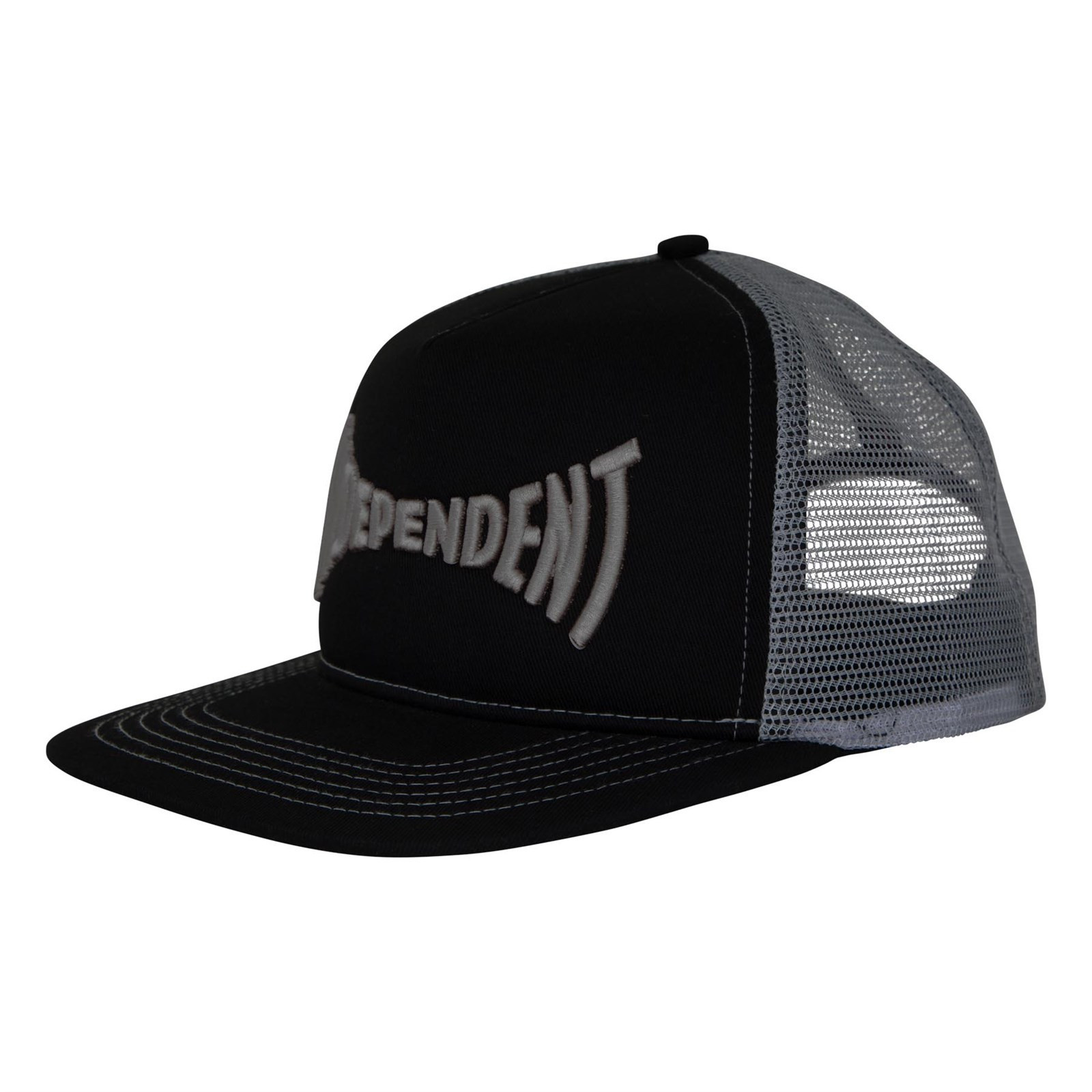 kšiltovka INDEPENDENT - Span Mesh Trucker Structured Black/Grey (153565) velikost: OS