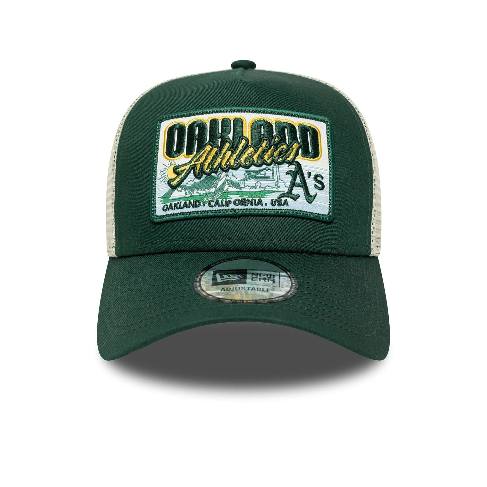 kšiltovka NEW ERA - 940 Af Trucker Mlb Patch Oakath Dkg (DKG)