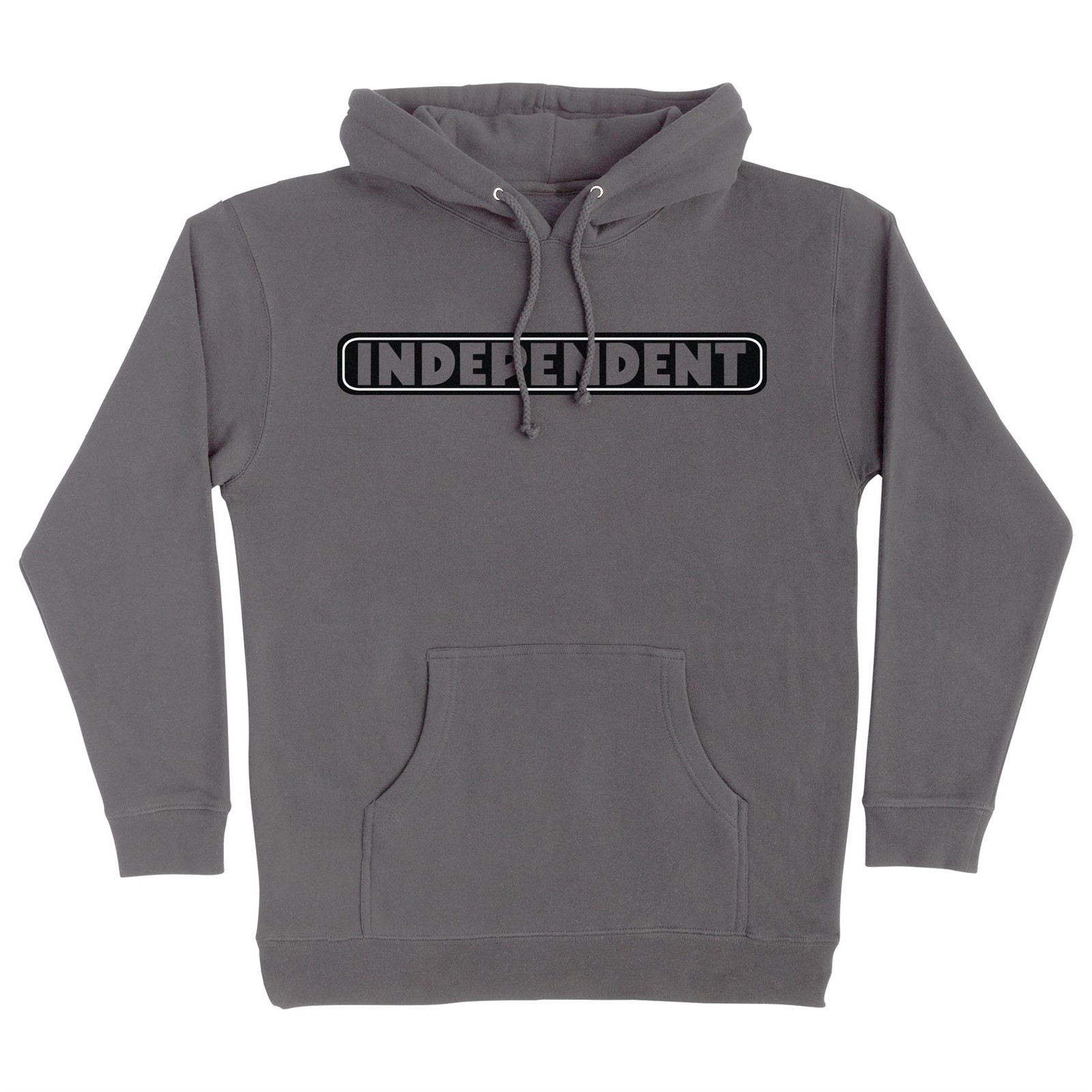 mikina INDEPENDENT - Bar Logo P/O Hooded Heavyweight Charcoal (154294) velikost: XXL