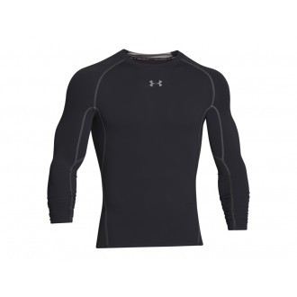 Under Armour Pánské kompresní tričko Under Armour s dlouhými rukávy Černé 1257471-001