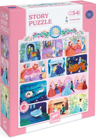 DJECO Story puzzle Popelka - 54 dílků