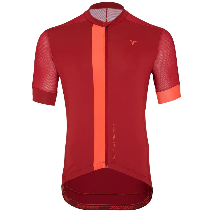pánský cyklo dres Carnio, merlot-ruby - S