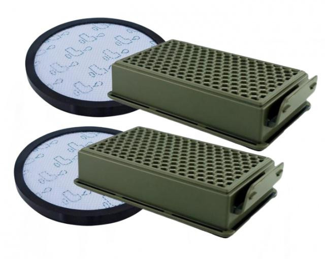 Alt. HEPA filtry a filtry pro ROWENTA RO48xx Compact Power Cyclonic XXL (typ ZR780000), 2+2ks