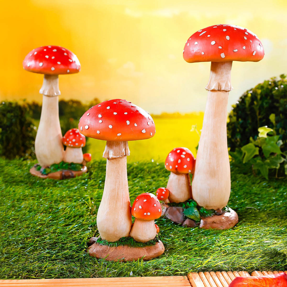 Die moderne Hausfrau Dekorace Muchomůrka, 25 cm