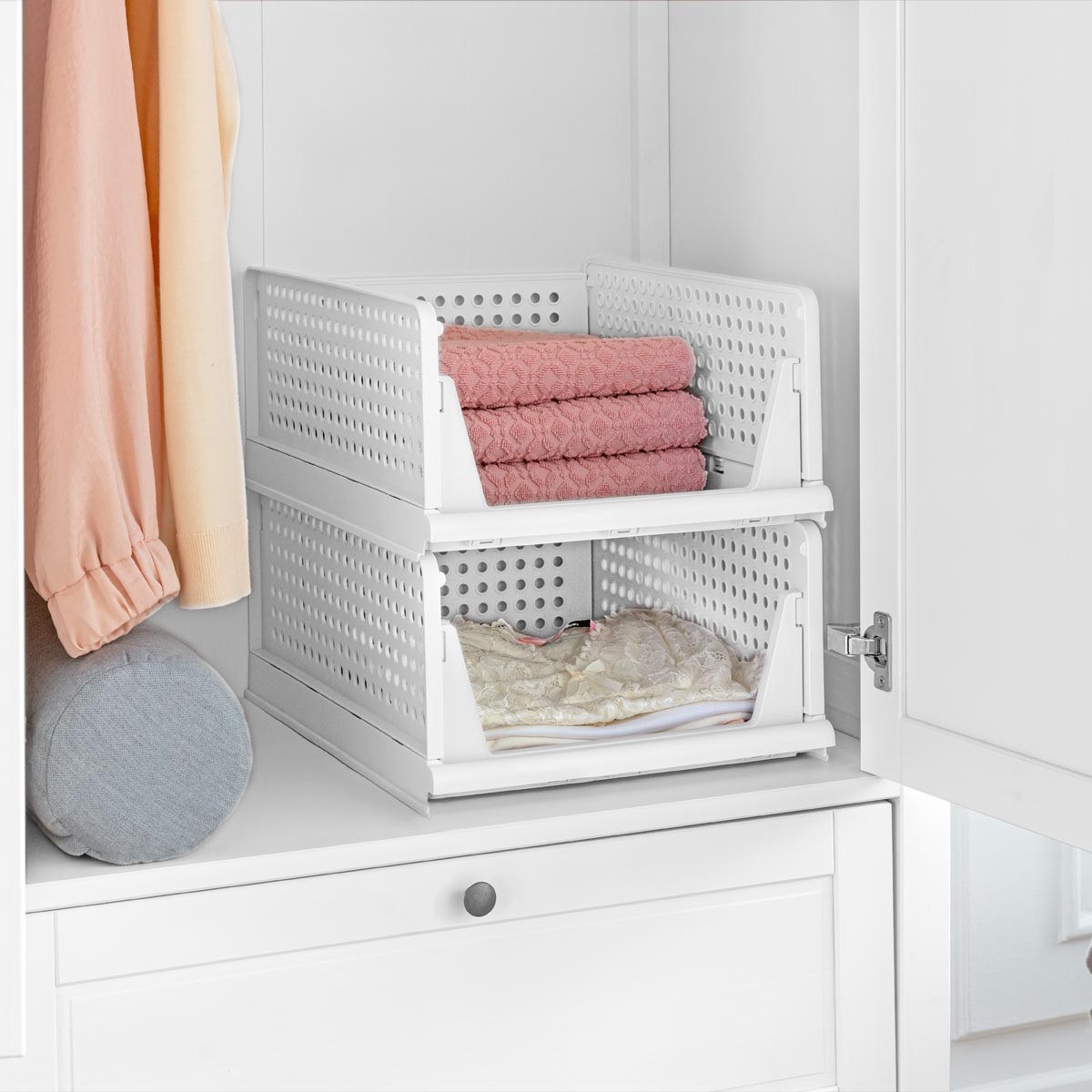 Die moderne Hausfrau Skládací úložný box, stohovatelný