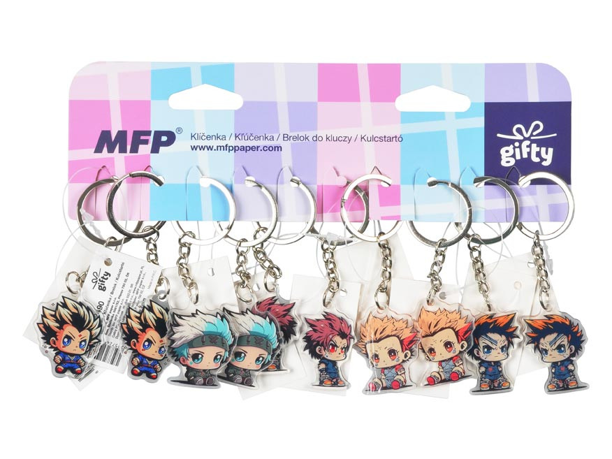 MFP 1042490 Klíčenka - Anime mix 10ks