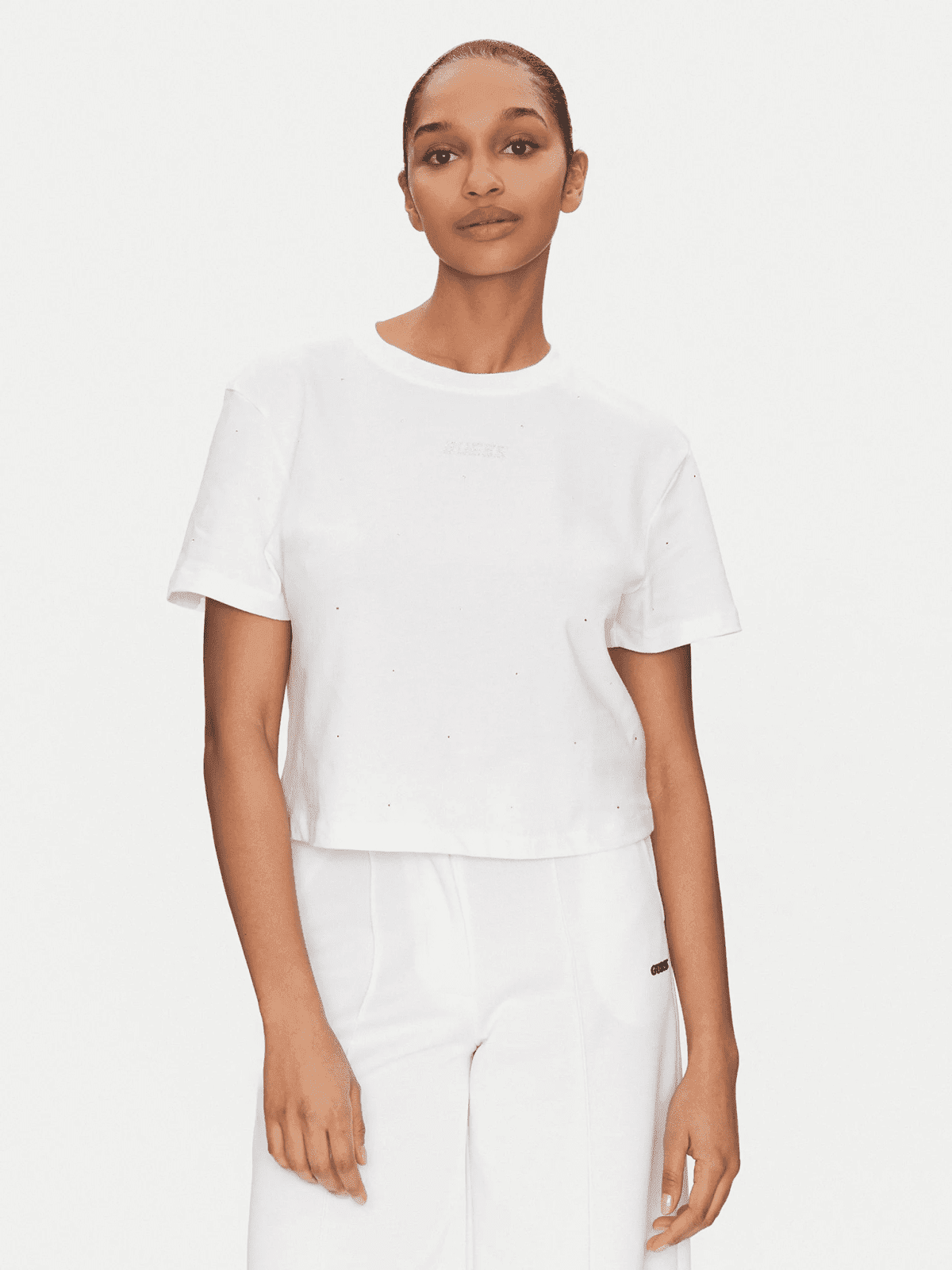 Guess Primula Rhinestones Boxy Tee S