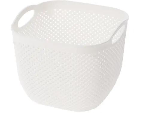 Úložný koš Diamond 630 ml, bílý/černý