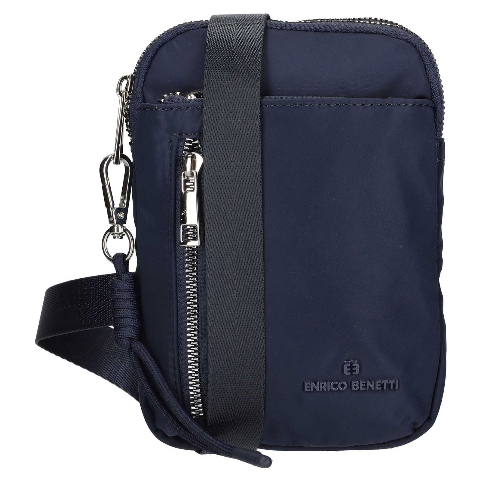 Dámská kabelka na mobil a doklady Enrico Benetti Janice - tmavě modrá