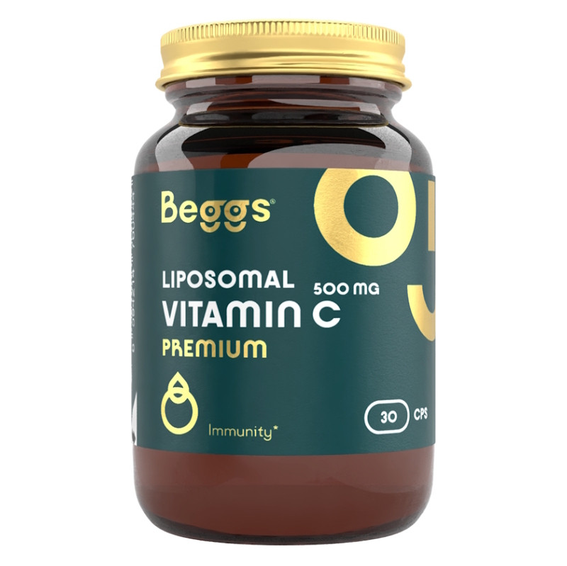 BEGGS Liposomal Vitamin C 500 mg Premium 30 kapslí