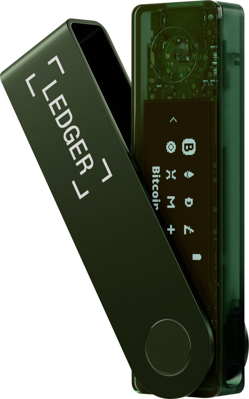 Ledger Nano X - Emerald Green LNX-EMR-GREEN-ENDEPT Hardwarová peněženka 1 ks