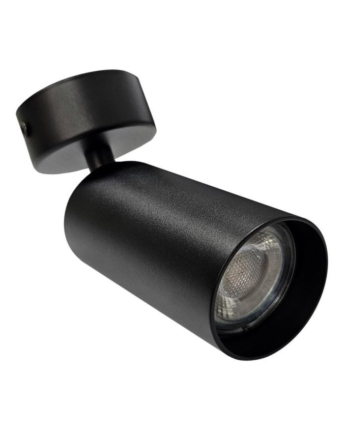 Stropní bodové světlo 1xGU10 černé QTEC Q-01AD