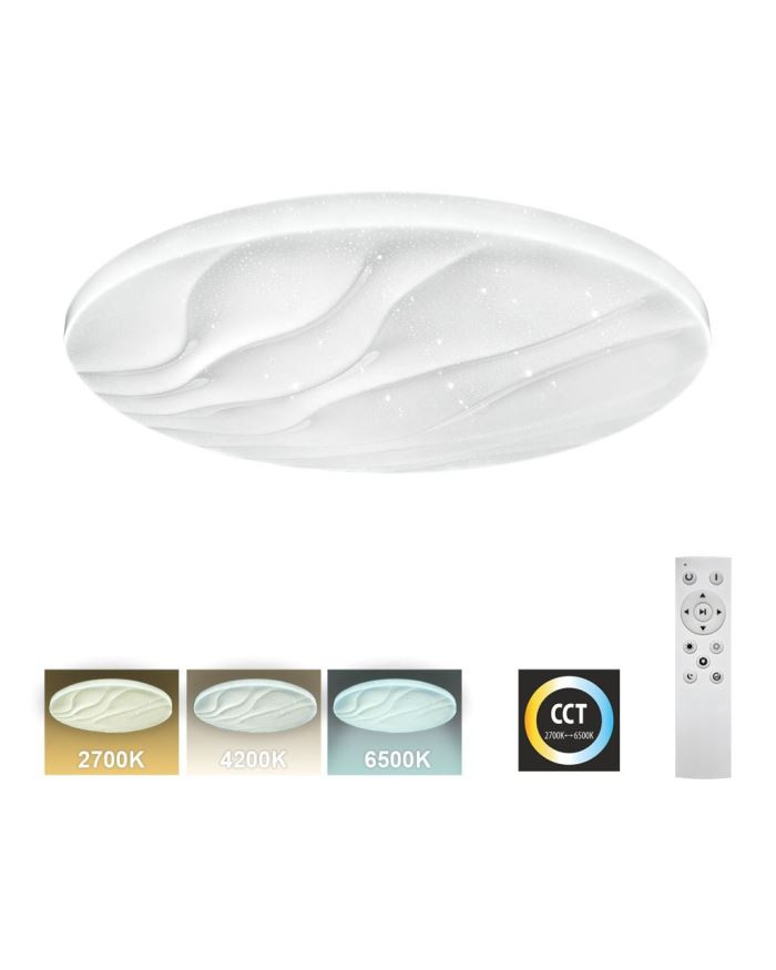 LED stropní svítidlo - LIKA 36W CCT plus ovladač, Trixline TR-606C