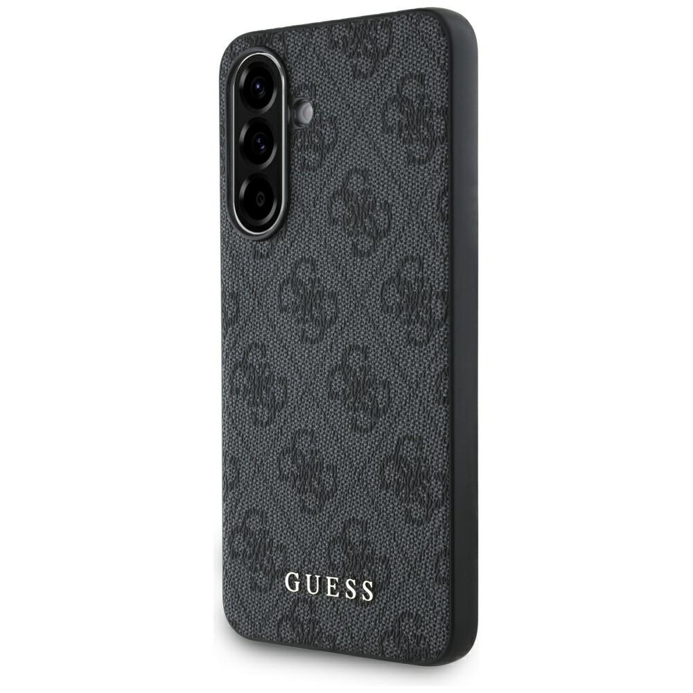 Zadní kryt GUESS 4G Metal Gold Logo pro Samsung Galaxy A36 black