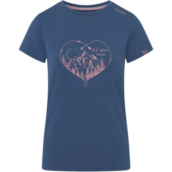 Viking LENTA BAMBOO LIGHT LADY Dámské triko, tmavě modrá, velikost